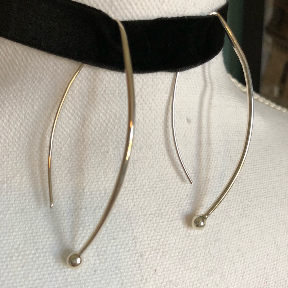 925 Drop Thread Earrings💎